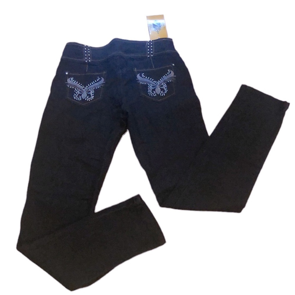 EMPERIAL PREMIUM DENIM JEANS BLACK SIZE 9 NEW WITH TAGS